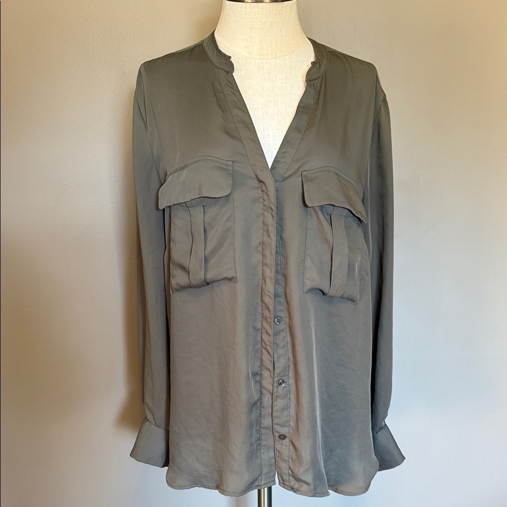 Elegant green Women's Blouse